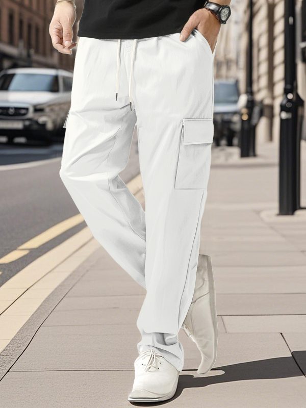 Men's Casual Trousers Loose Thin Fashionable Sports Quick-drying