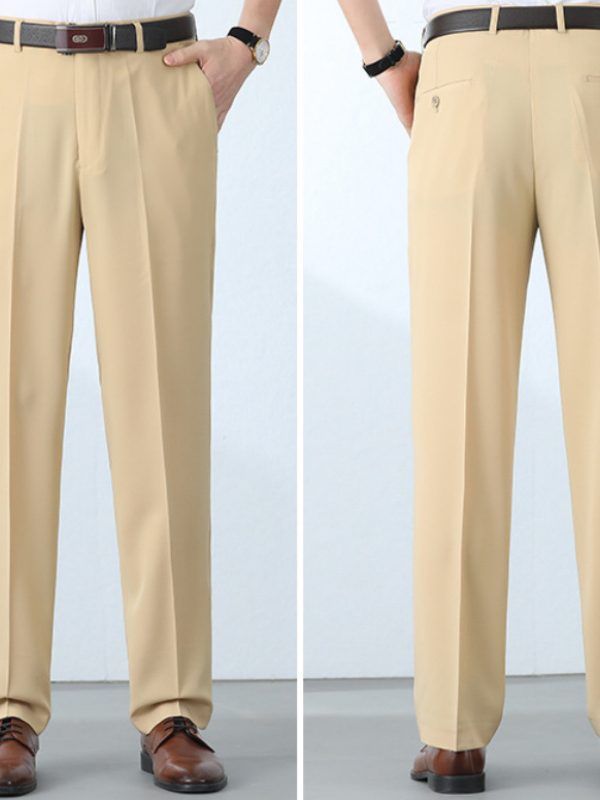 High-end Mens Lightweight Silk Pants