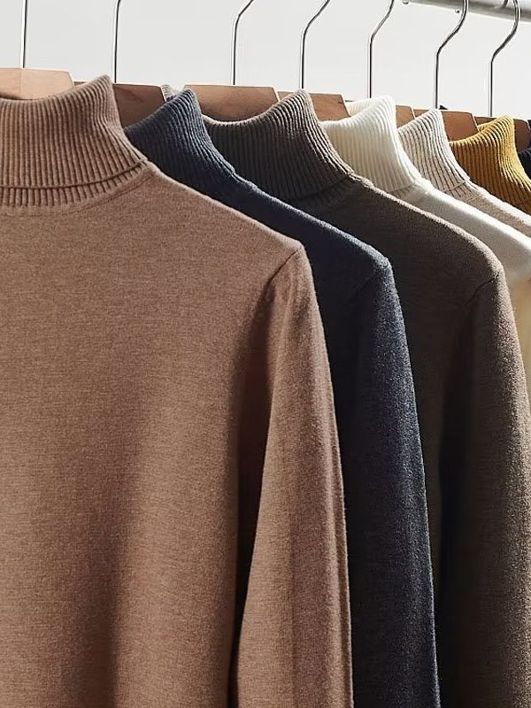 New Slimfit Turtleneck Sweater For Men