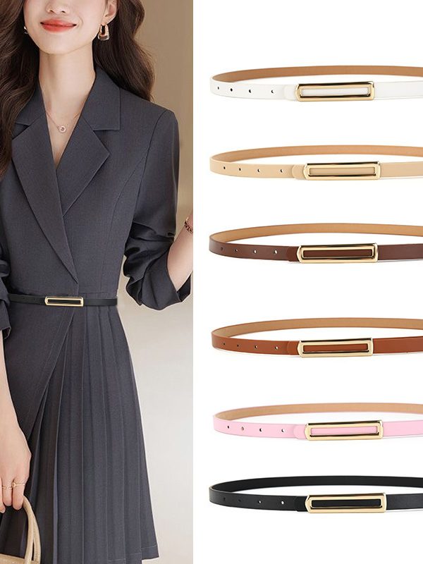 New Belt Simple Wild Candy Color