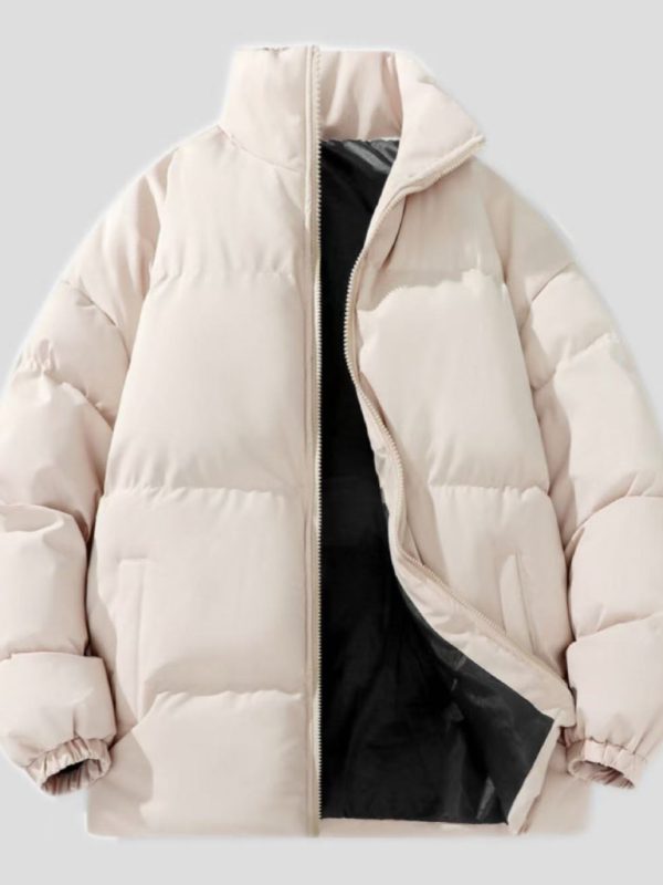 Mens Fashion Plus-Size Padded Cotton Jacket