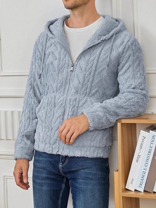 سترة كارديجان بغطاء رأس بتصميم كاجوال أنيق