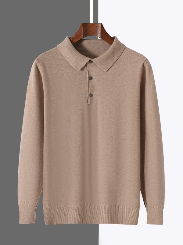 Mens Stylish Casual Pullover Knit Sweater