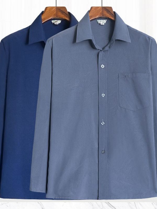 Men's Fashion Loose Casual Long Sleeve Shirt