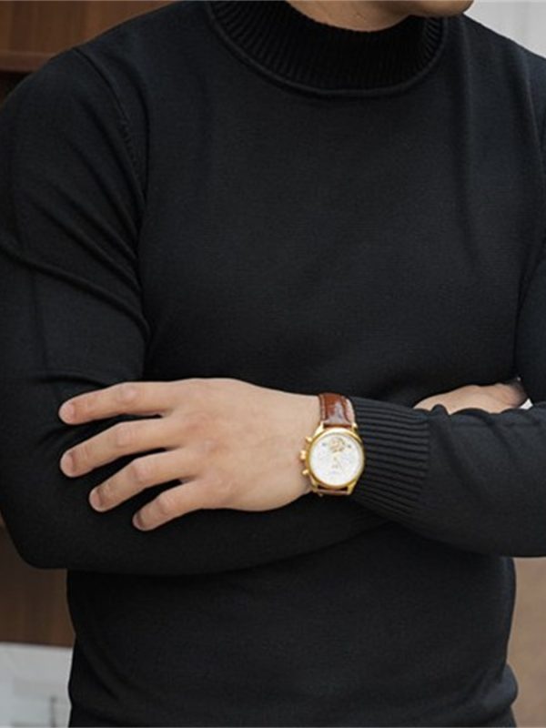 Sweater Bottoming Shirt Basic Warm Man