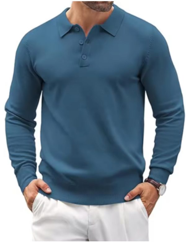 Sports Men's Polo Shirt Solid Color