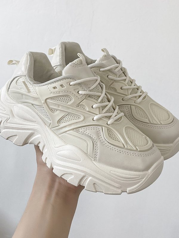 Thick-soled Breathable Single-lined Platform Dad Shoes