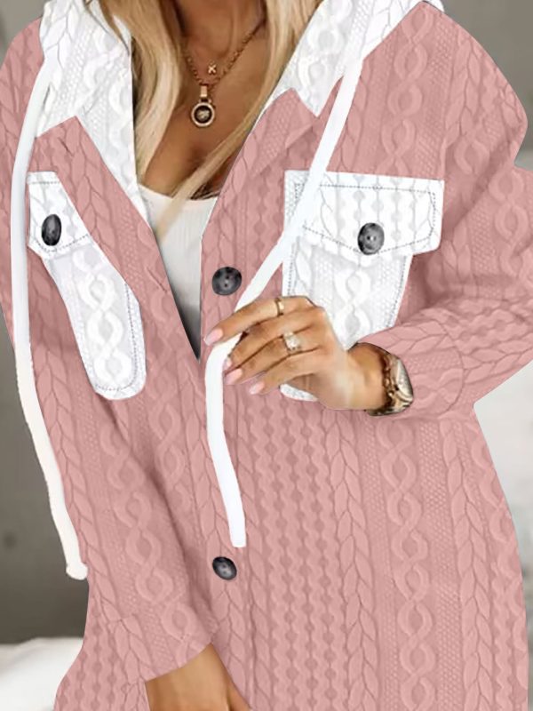 Fashion New Hooded Coat Women's Clothing