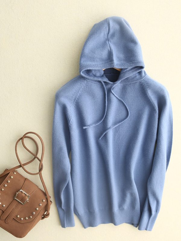 Womens Stylish Solid-color Hooded Jacket That Goes With Everything