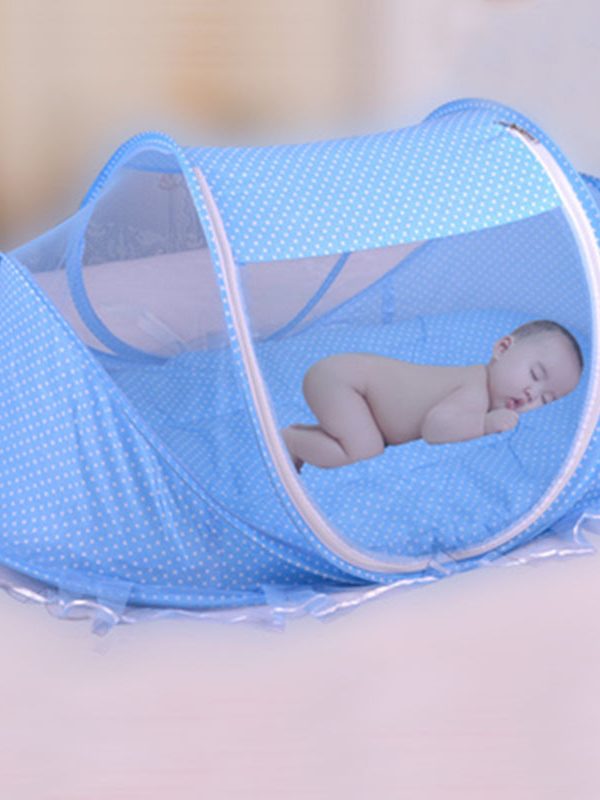 Foldable  Baby Bed Net With Pillow Net 2pieces Set