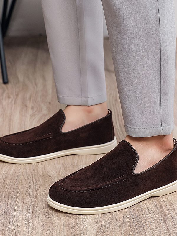 Flat-bottomed Slip-on Casual Large Size Men's Shoes