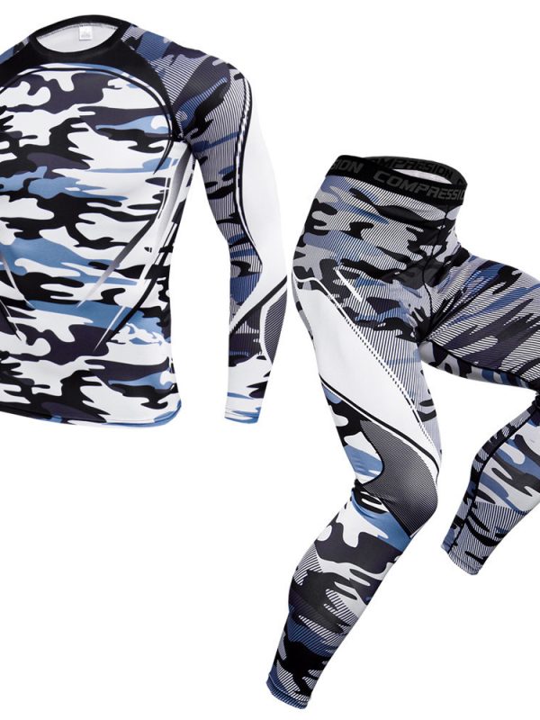 Outdoor fitness sports suit men's quick-drying pants