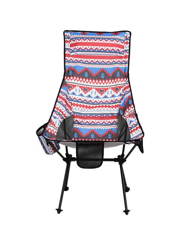 Light Leisure Lazy Lounge Chair Camping Beach Fishing Aluminum Alloy Large Moon Chair