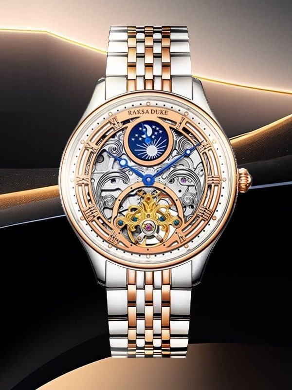 Business Leisure Waterproof Watch With Steel Strap