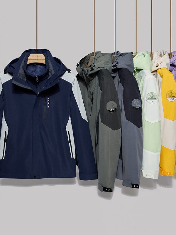 Three-in-one Removable Sable Fur Liner Shell Jacket