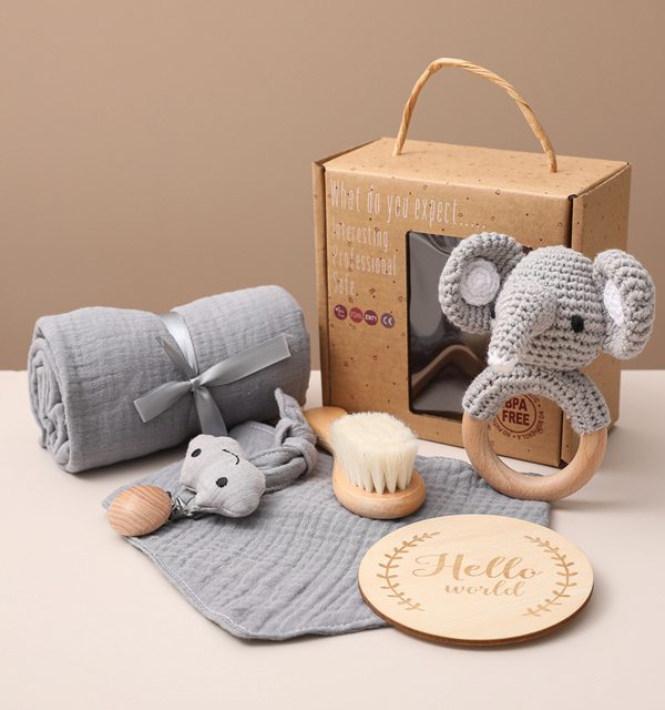 Bopoobo 1Set Bath Toys Set Kid Swaddle Wrap Baby Milestones