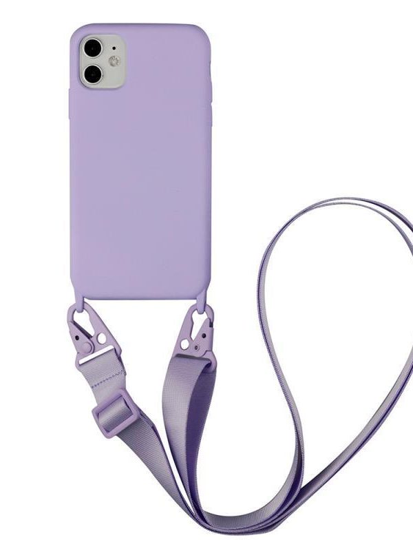 Silicone sling phone case