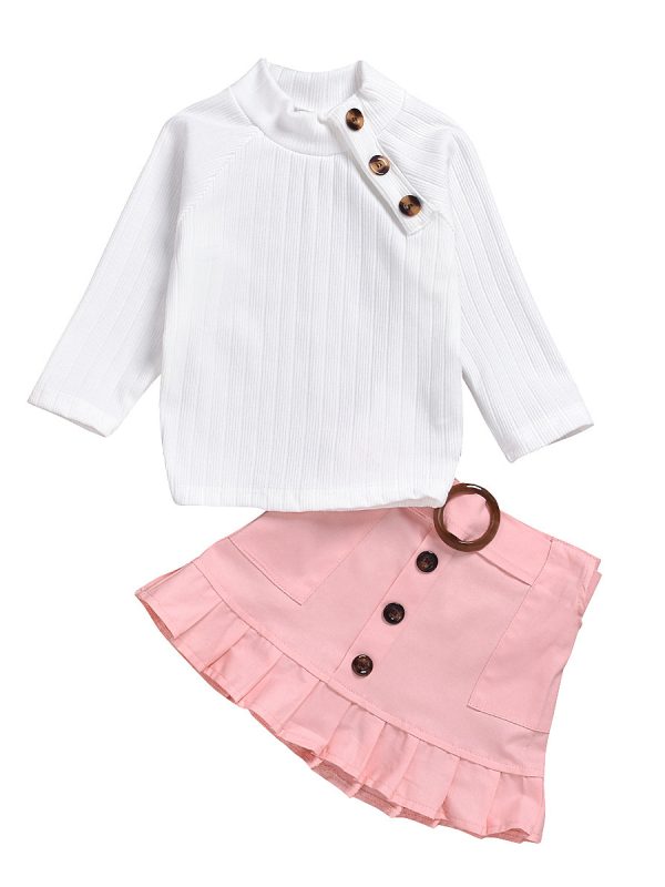Pure cotton pit strip children's suit