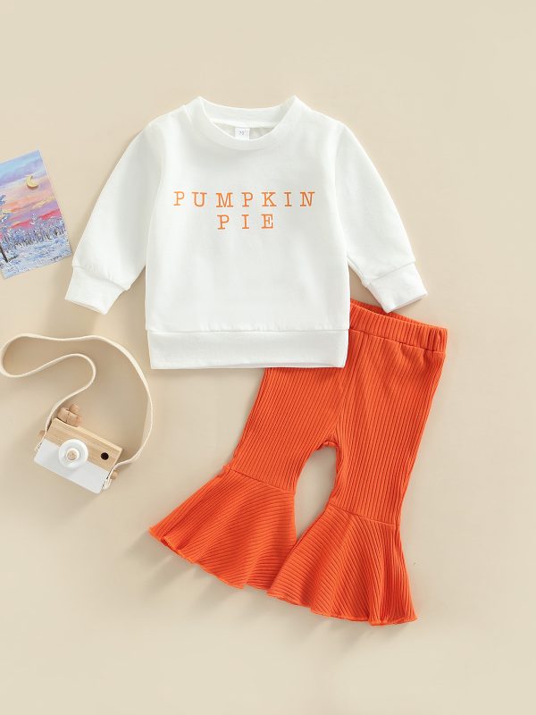 ملابس أطفال للهالوين للبنات، بيضاء بنقشة بسيطة