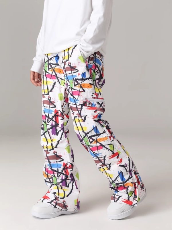 Ski Pants Snow Waterproof Wind Thermal Slim Fit Ski Suit