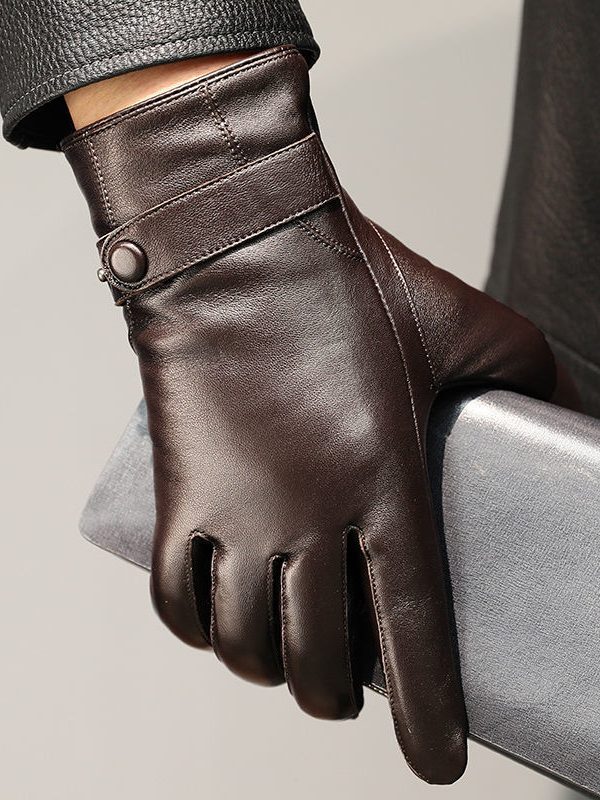 Fashion Personalized Men's Warm Business Gloves