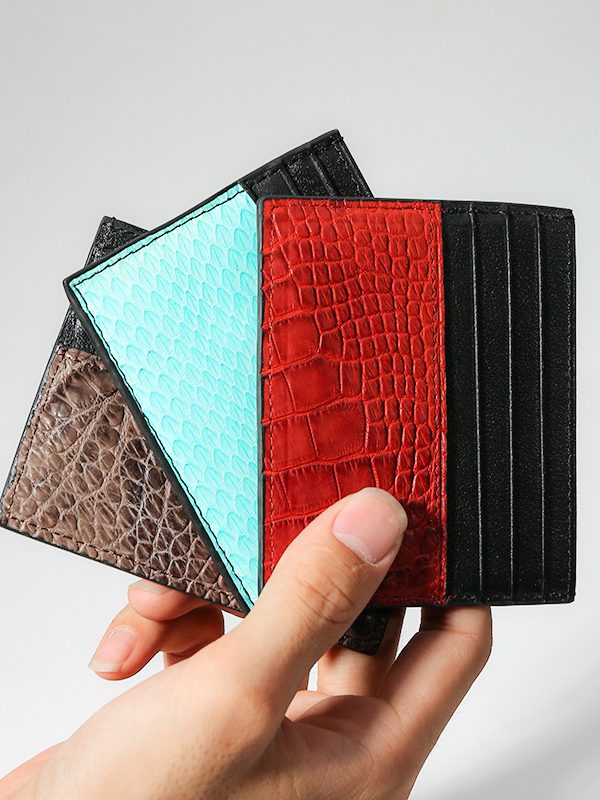 Multiple Card Slots Genuine Leather Ultra-thin Card Holder Wallet