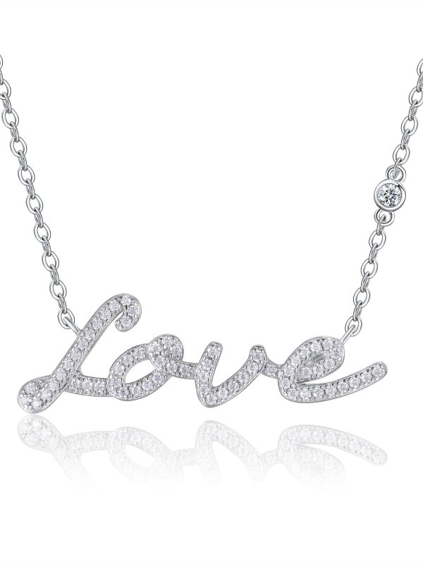 Set With Top-quality Moissanite, This Luxurious And Fashionable Light Luxury Trend Jewelry Necklace Pendant Is Made Of S925 Silver Electroplated With Platinum