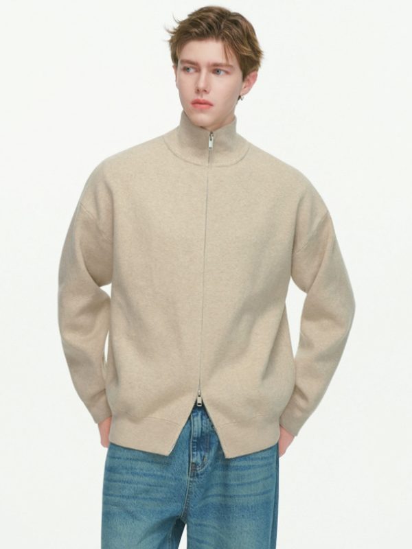 Thickened Knit Outerwear For Fall And Winter