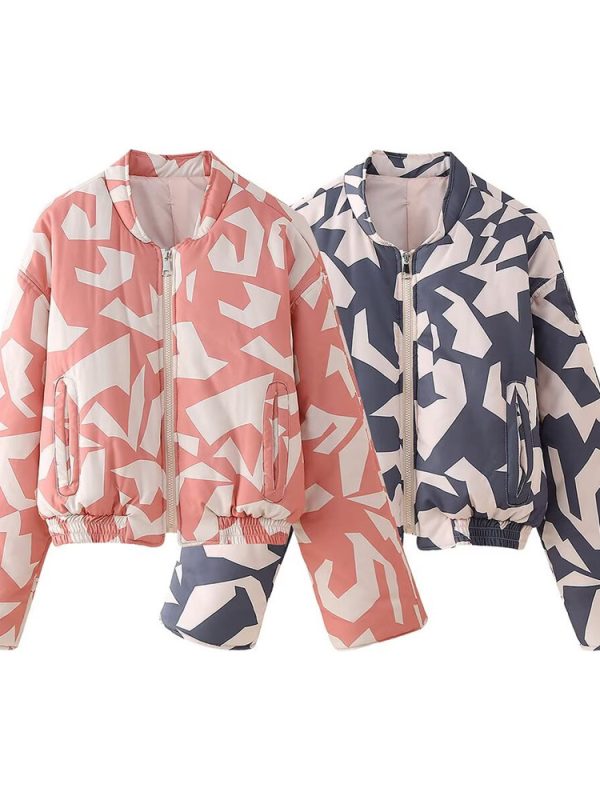 Versatile Casual Zip-up Long-sleeve Cotton Jacket