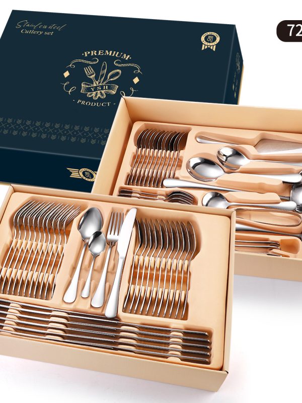 Stainless Steel Tableware Gift Box Set