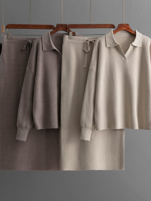 Relaxed-fit Womens Fashion Sweater Set For A Laid-back Stylish Look