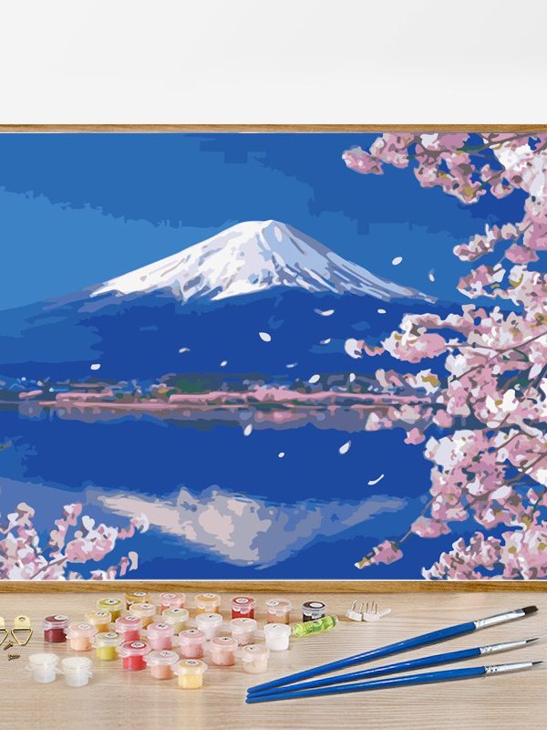 Landscape Color Filling Hand Painted Oil Bedroom Decorative Painting