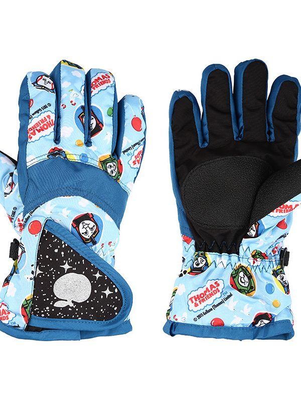 Waterproof Thickened Warm-keeping And Cold-proof Cycling Outdoor Skating Ski Children's Gloves