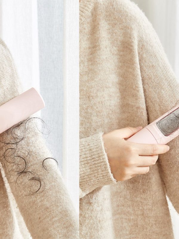 Rotating Cylinder Sticker Roller Electrostatic Brush Hair Removal Artifact Pet Hair Removal Brush Clothes Sticky Brush Hair Remover