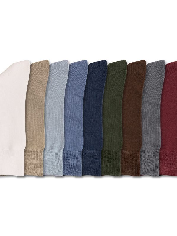 Pure Cotton Casual Antibacterial Deodorizing Mid-calf Socks