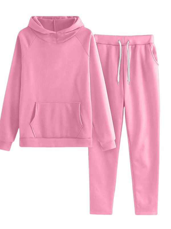 Unisex Hoodie And Sweatpants Twopiece Set