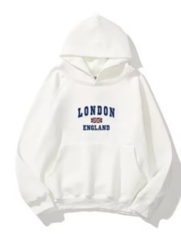 Double-layer Hat European Size Fleece-lined Pullover Sweater Men