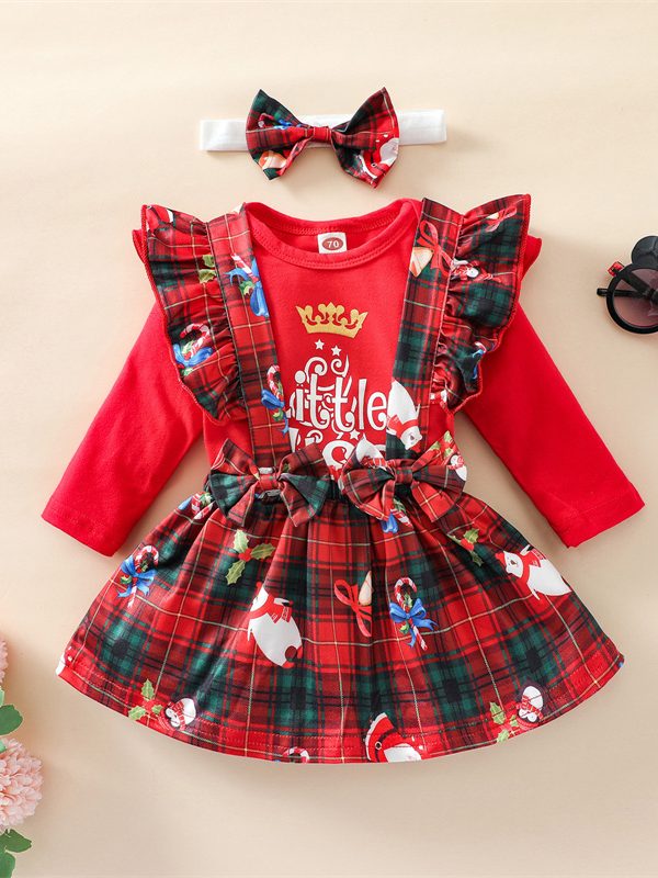 طقم ملابس أطفال صيفية من القطن المحبوك بنقشة زهور، يتضمن رومبير وجمبسوت