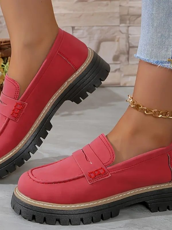 Fashion Flat Shoes Casual Matte British Style Women's Shoes