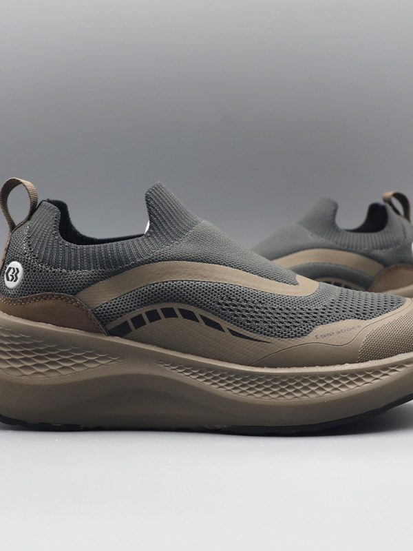 Men's Outdoor Soft-soled Running Shoes Mesh Breathable Shock Absorption Lightweight Platform