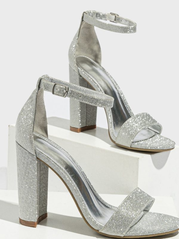 Chunky Heel Sandals Fashion European And American Style High Heel Sandals Women's Classy Shoes