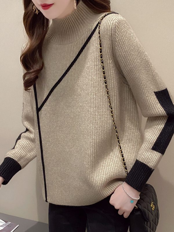 Loose-fitting Pullover Sweater