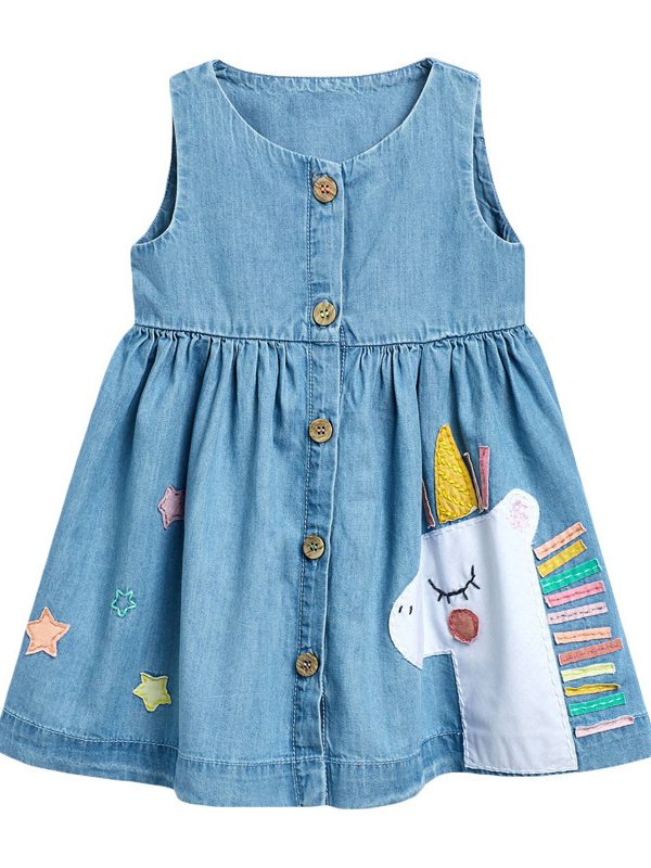 Girls' Dresses, Baby Skirts, Children's Denim Skirts