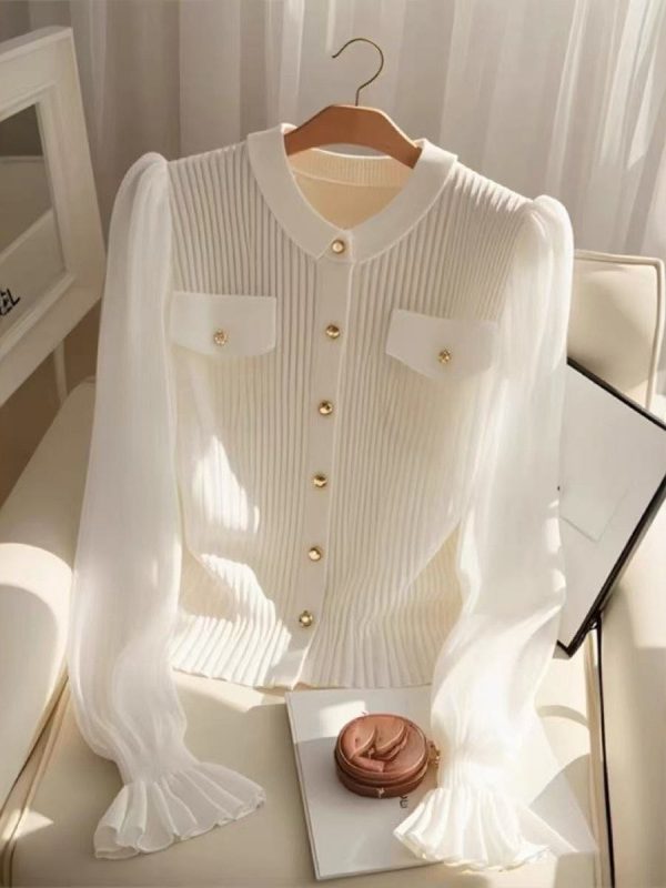 Springsummer Chic Niche High-end Top With A Modern Western Vibe