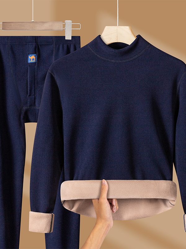 Extra-thick Thermal Underwear For Men Perfect For Fall And Winter