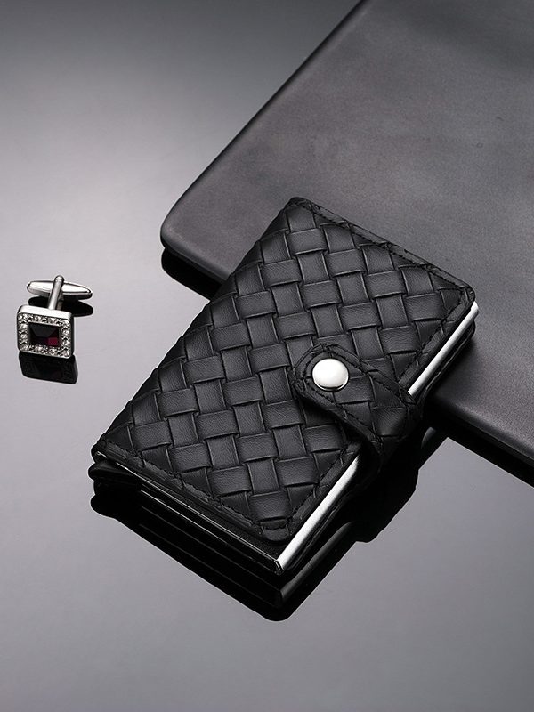 Metal Automatic Pop-up Card Holder