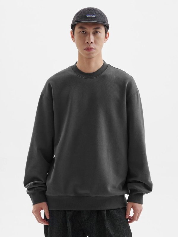 Men's Solid Color Fleece-lined Jacket With A Hoodie Inside