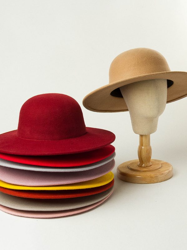 Top Hat Fisherman Hat Felt Small Round Hat