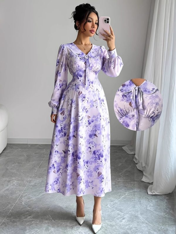 فستان رومانسي مستوحى من الطراز الفرنسي يبرز جمالك الساحر