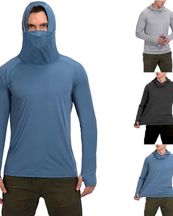 European And American Men's Breathable Light Sun Protection Clothing In Summer